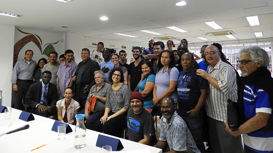 Mesa de debate da semana dos direitos humanos no espaço de Cidadania CIEE