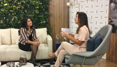 Patricia Testai conversa com Claudia em estúdio do programa Vida Melhor