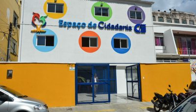 Fachada externa do Espaço de Cidadania em Salvador