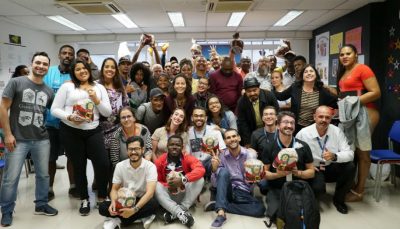 Atividade marca encerramento do ano no Espaço de Cidadania da Xavier de Toledo, em São Paulo