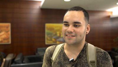 Jovem Daniel de Carvalho é um dos bolsistas