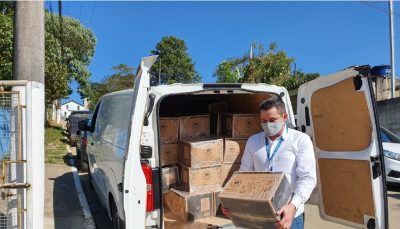 Cestas são entregues em Marsilac