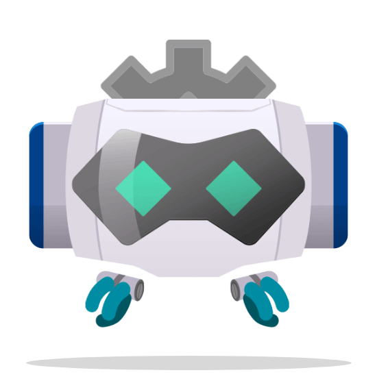 Desenho de robô ajudante - Mascote do Jovem Aprendiz CIEE